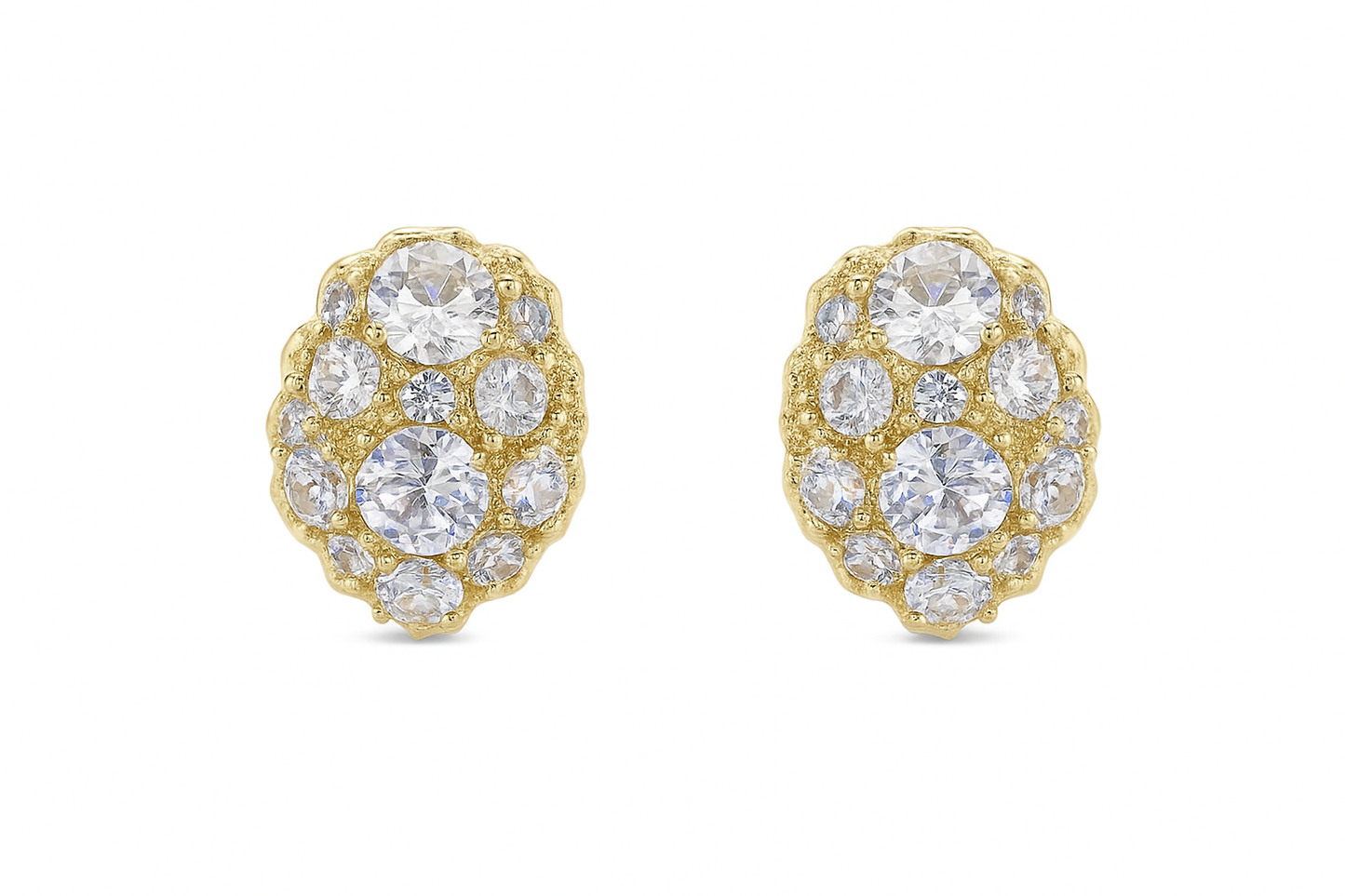 Lumière Oval Studs-G