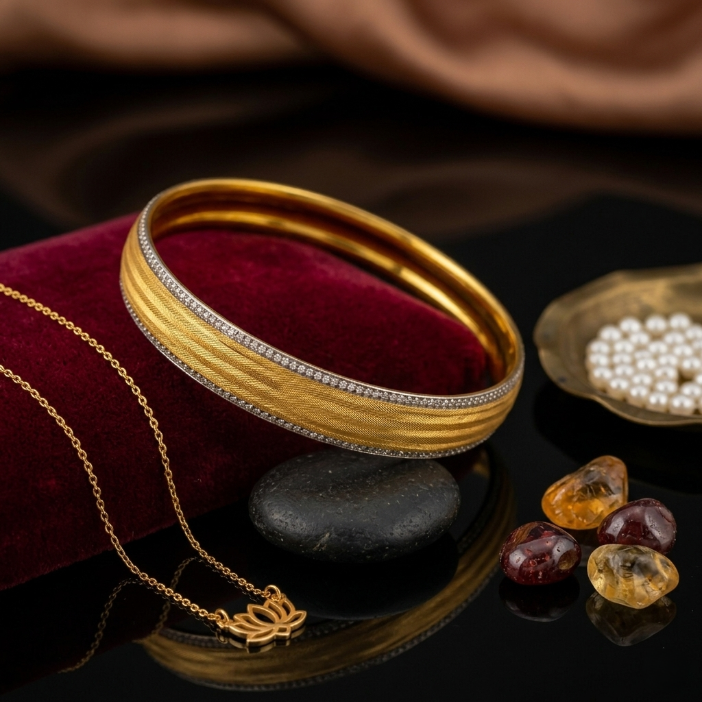 Royal Look Gold Plated Bangles Set