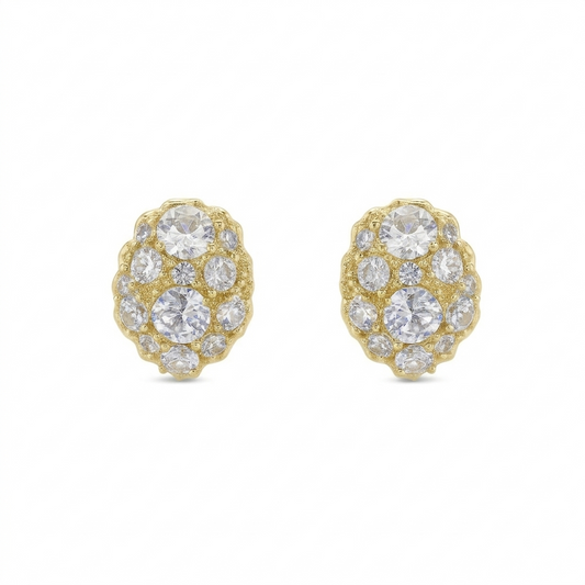 Lumiere Oval Studs-G