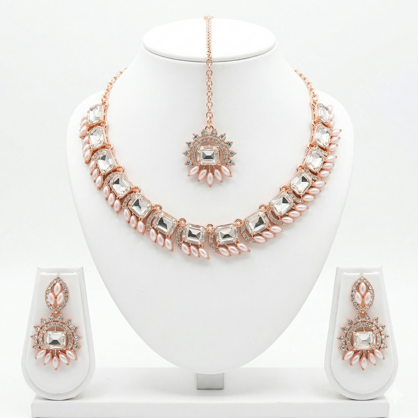 Petal Glow Bridal Necklace
