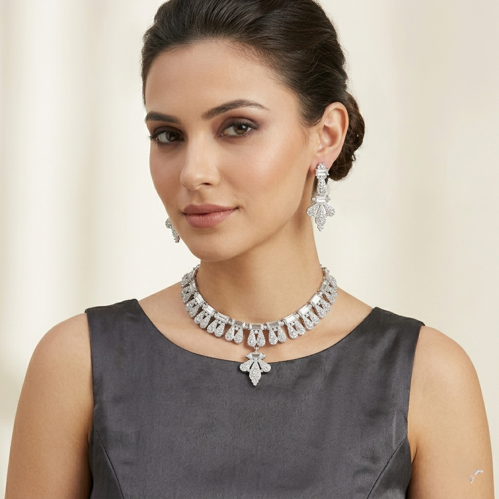 Petal Glow Bridal Necklace S4