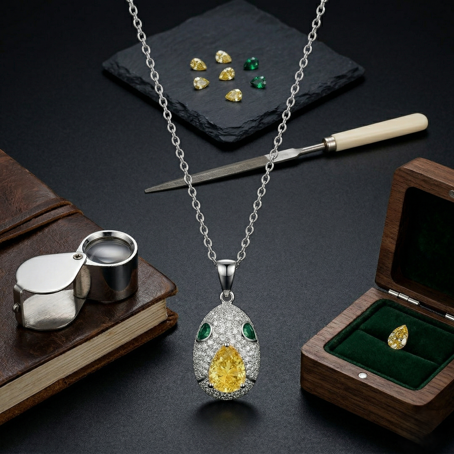 Dhira Oro Snake Pendant