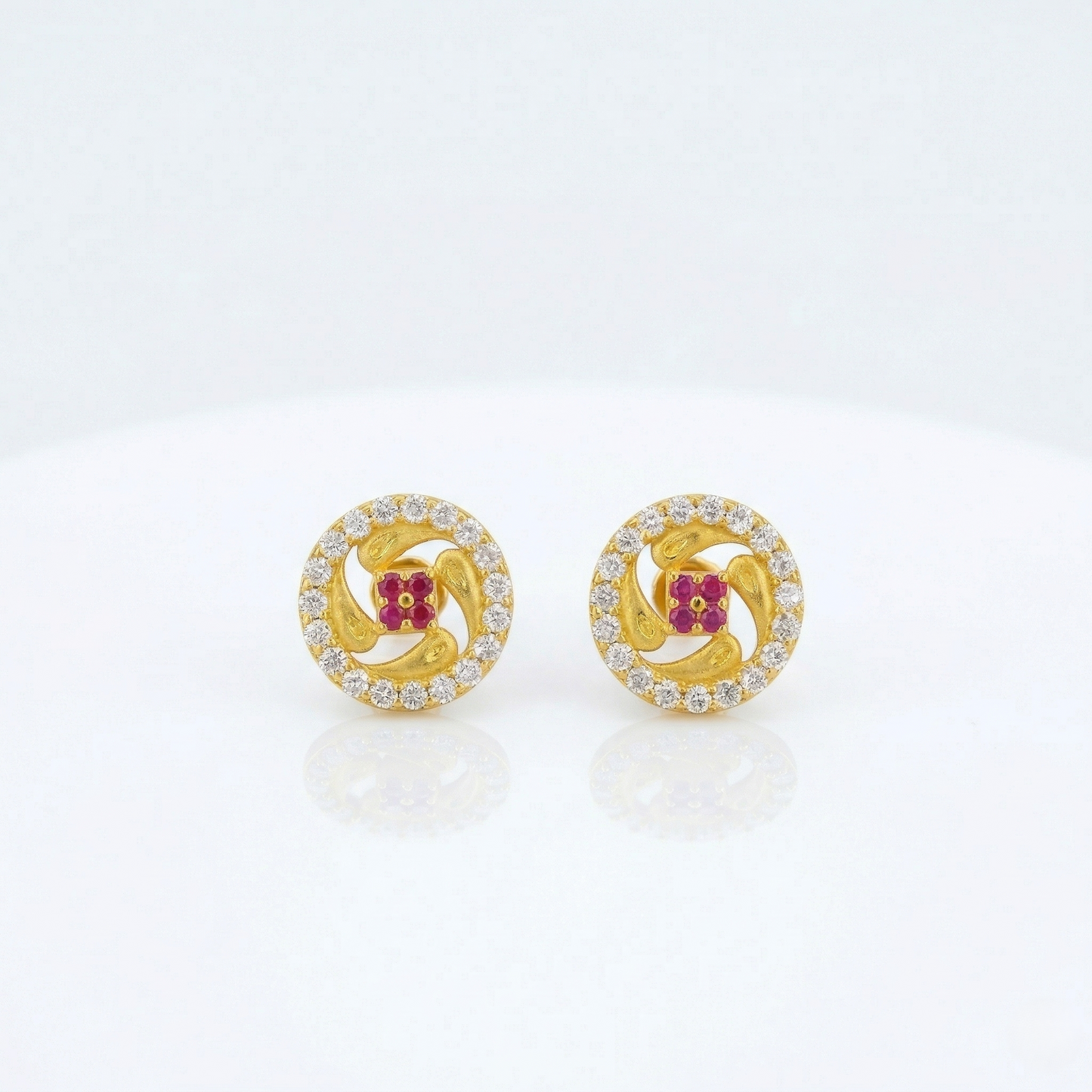 Dhira Micro Gold Studs Style 3