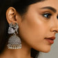 Dhira Dandiya Oxidised Jhumka