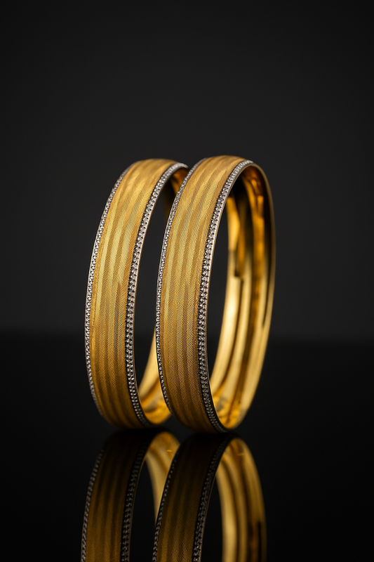 Royal Look Gold Plated Bangles Set