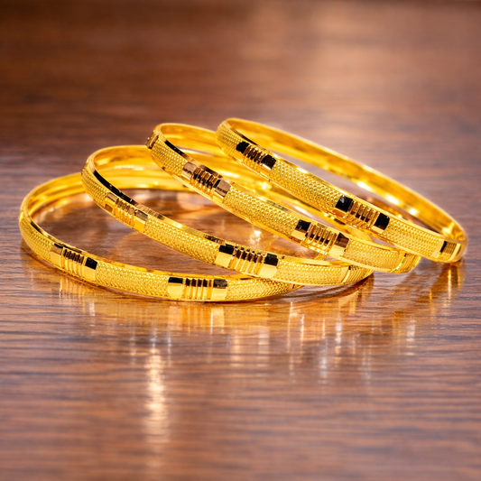 Golden Glow Designer Bangles