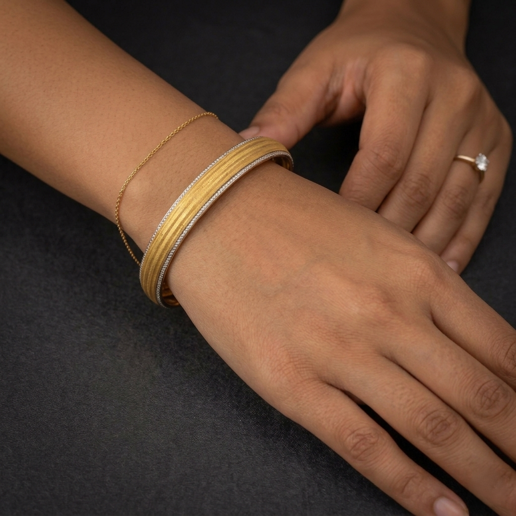 Royal Look Gold Plated Bangles Set
