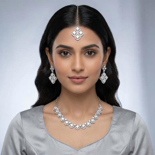 Petal Glow Bridal Necklace S6