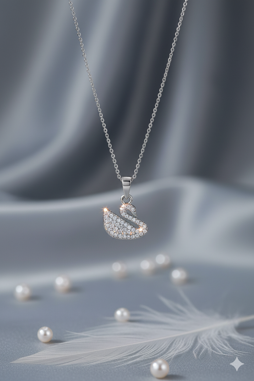 Swan Anti Tarnish Pendant