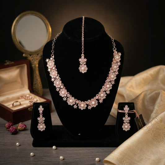Petal Glow Bridal Necklace S1