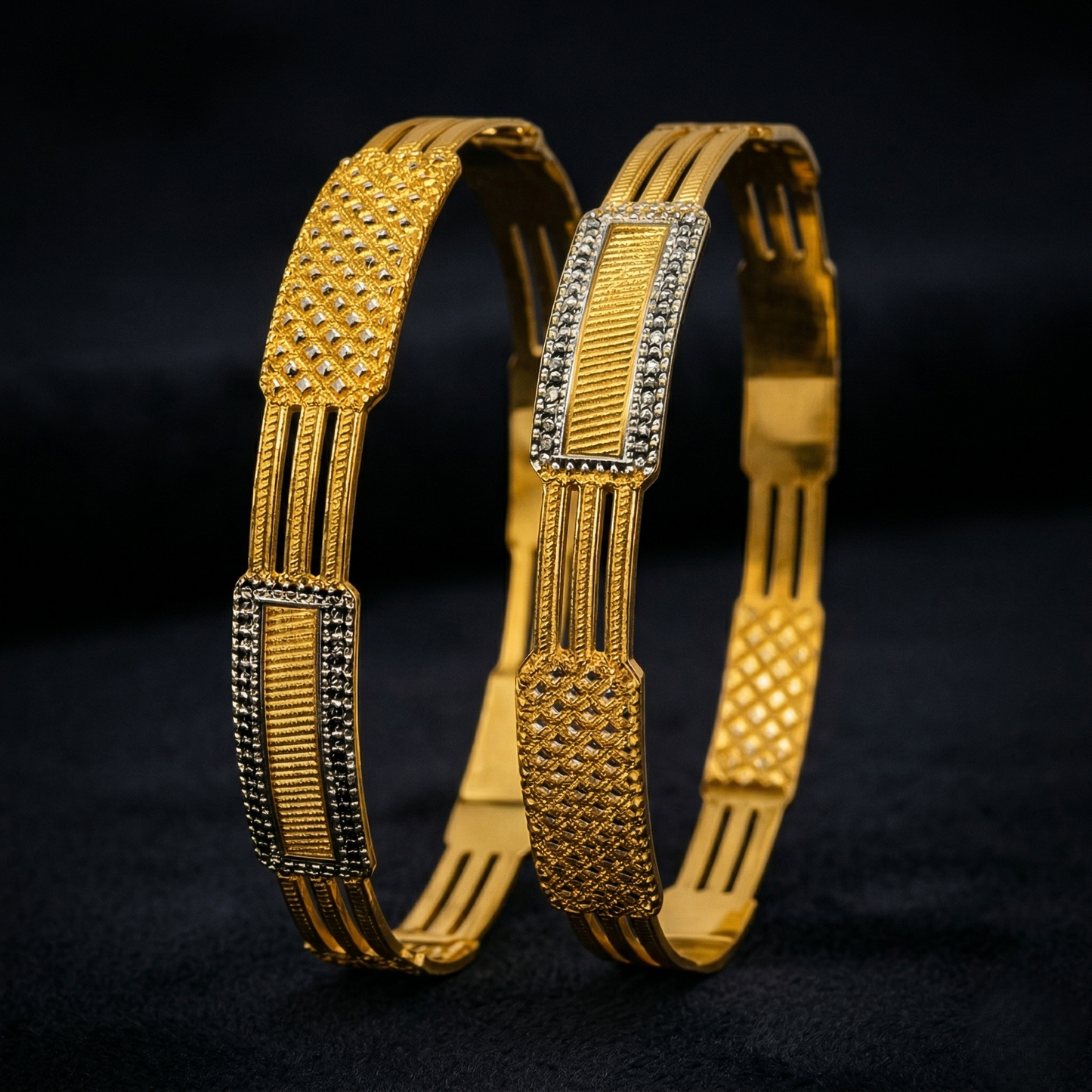 Dhira Royal Stripe Bangles