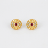 Dhira Micro Gold Studs Style 2