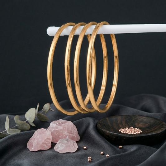 Royal Radiance Gold Bangles