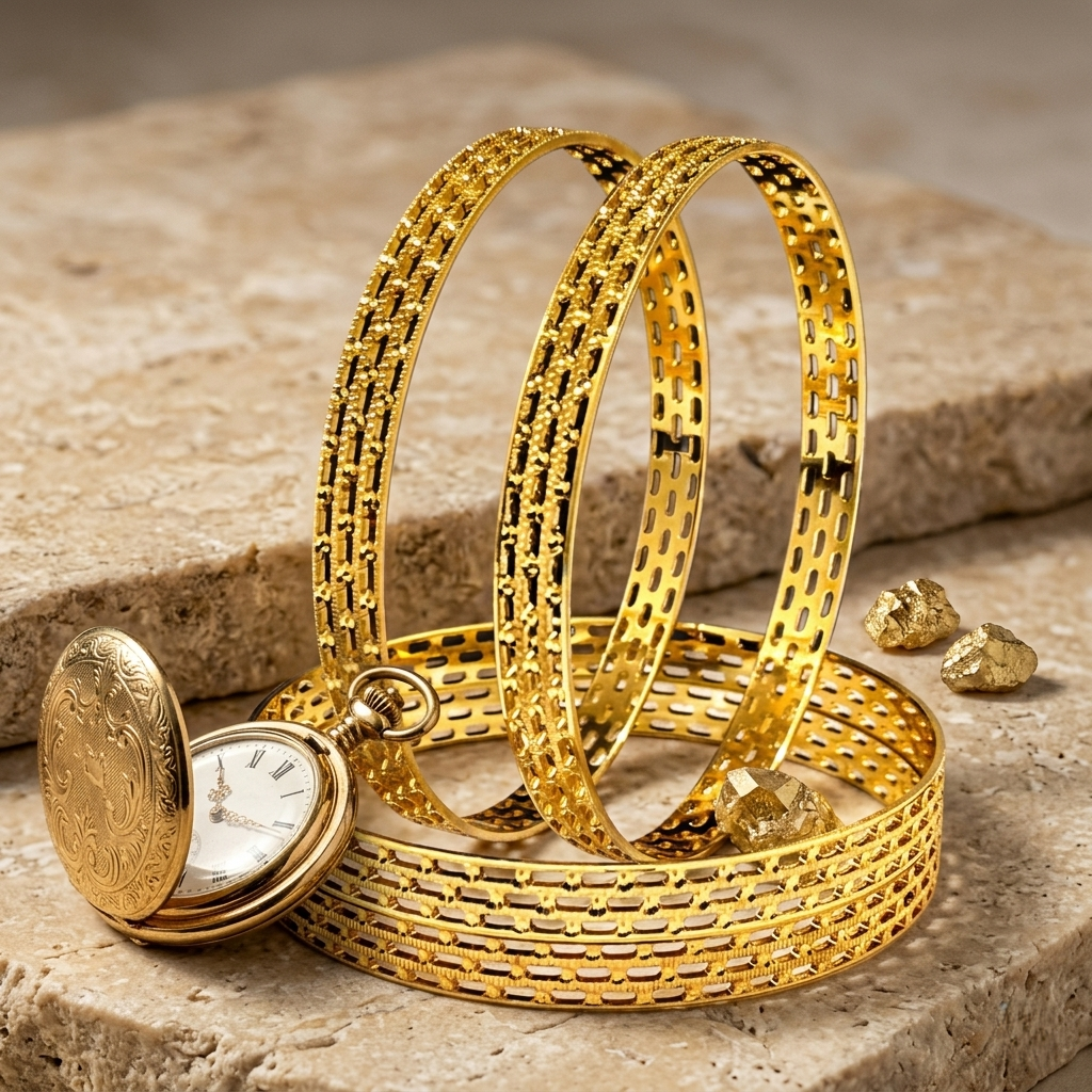 Golden Harmony Bangles