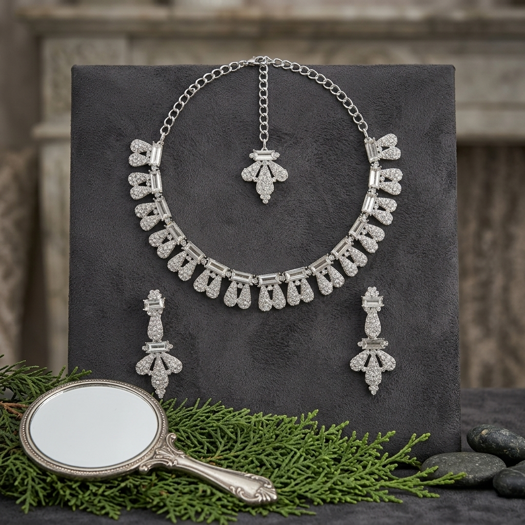 Petal Glow Bridal Necklace S4