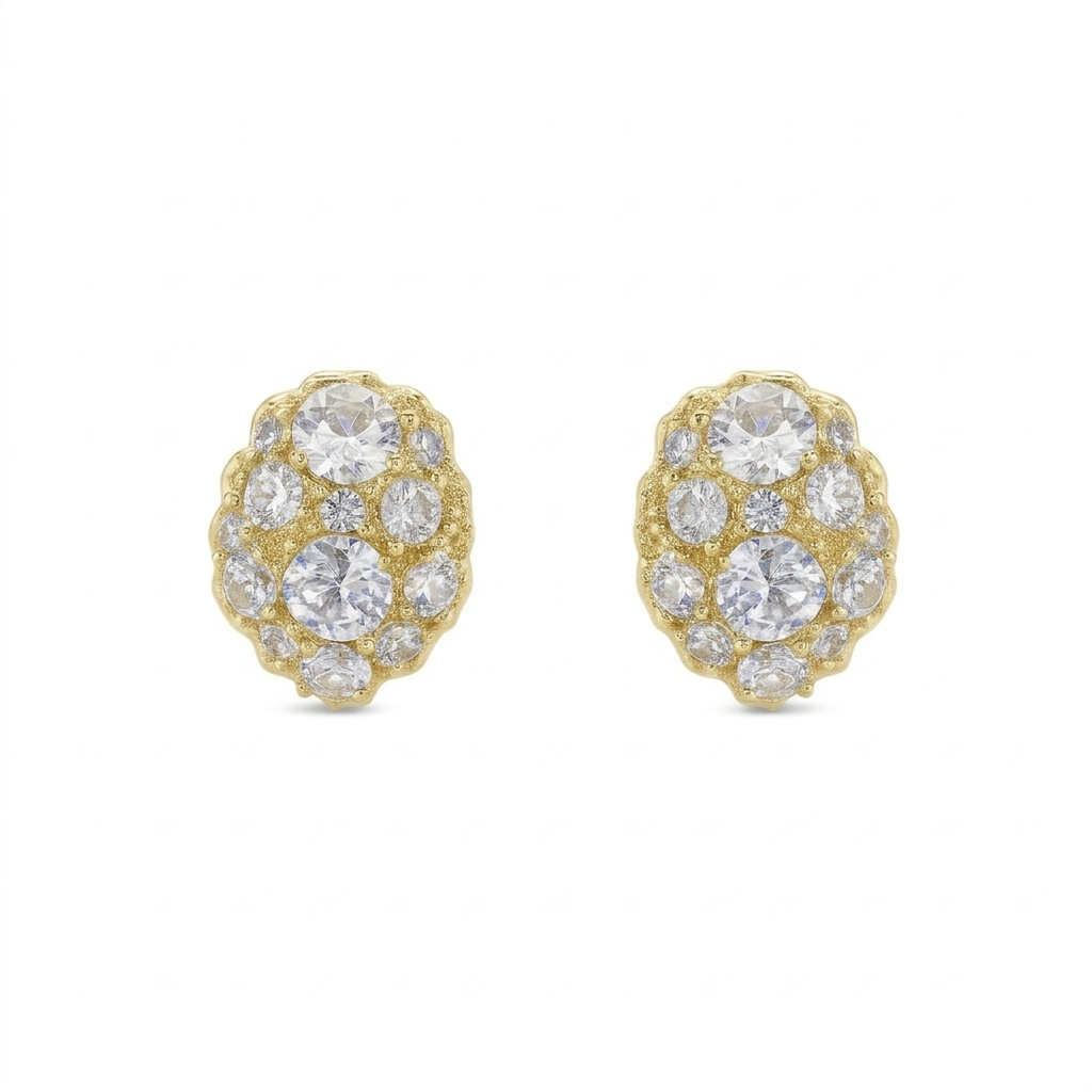 Lumiere Oval Studs-G