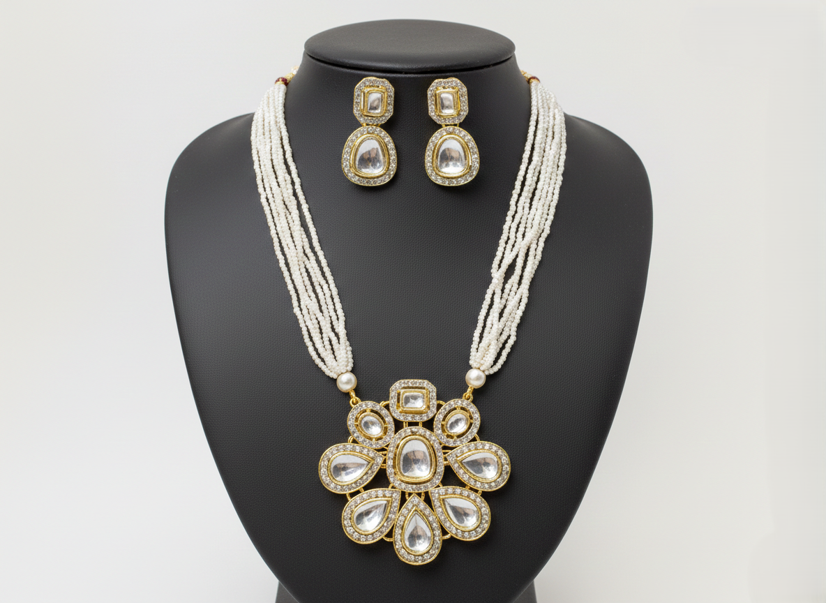 Dhira Polki Necklace style 1
