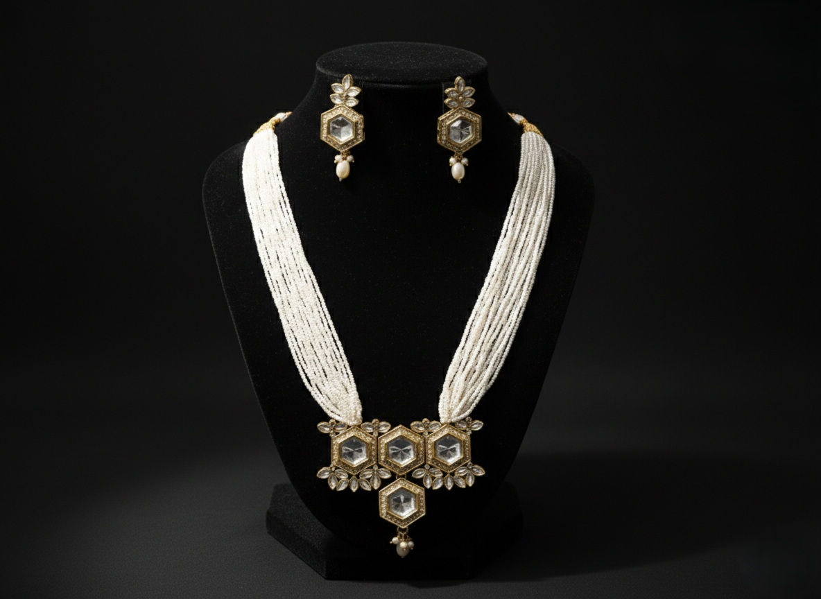 Dhira-Polki Style Necklace 2