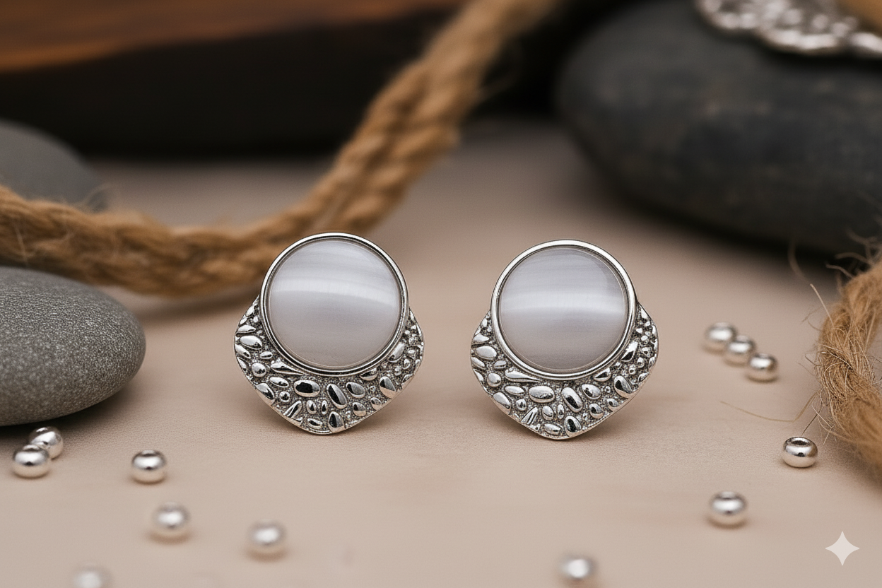 Aurelle Moon Studs