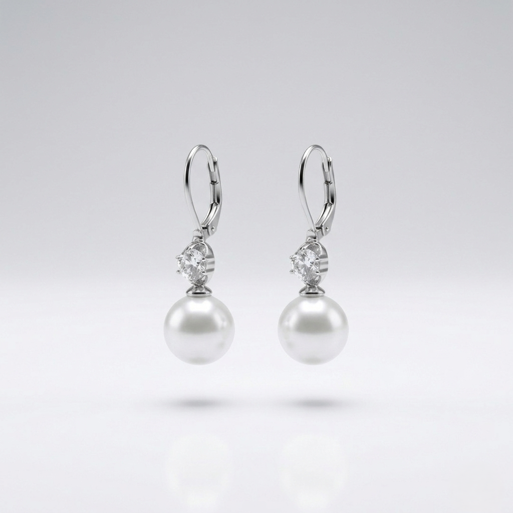 Elegant Pearl Drop Earrings