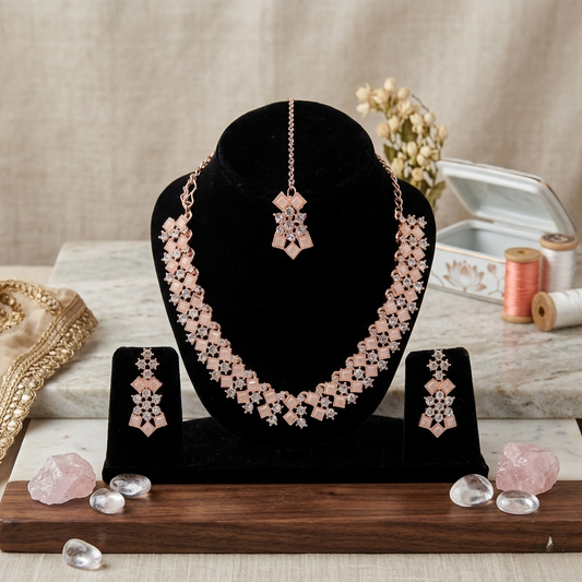 Petal Glow Bridal Necklace S3