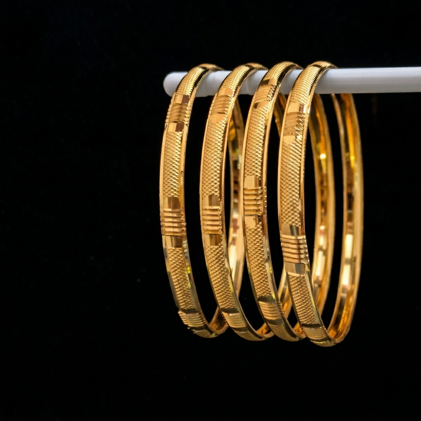 Golden Glow Designer Bangles
