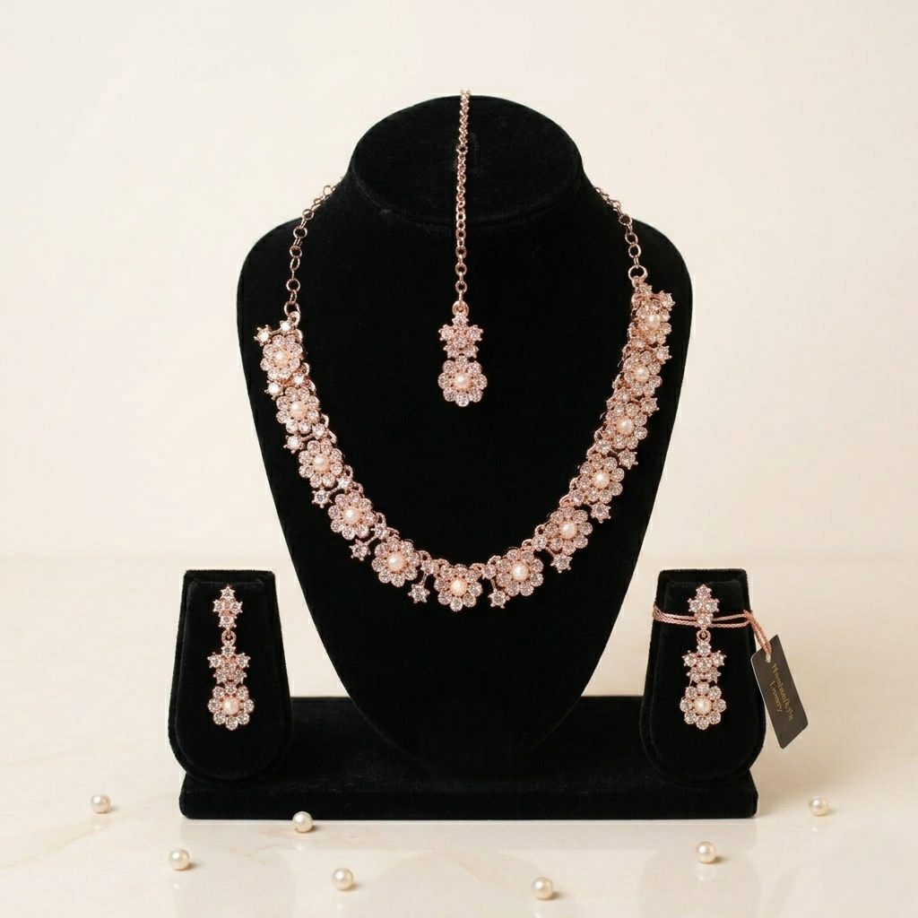 Petal Glow Bridal Necklace S1