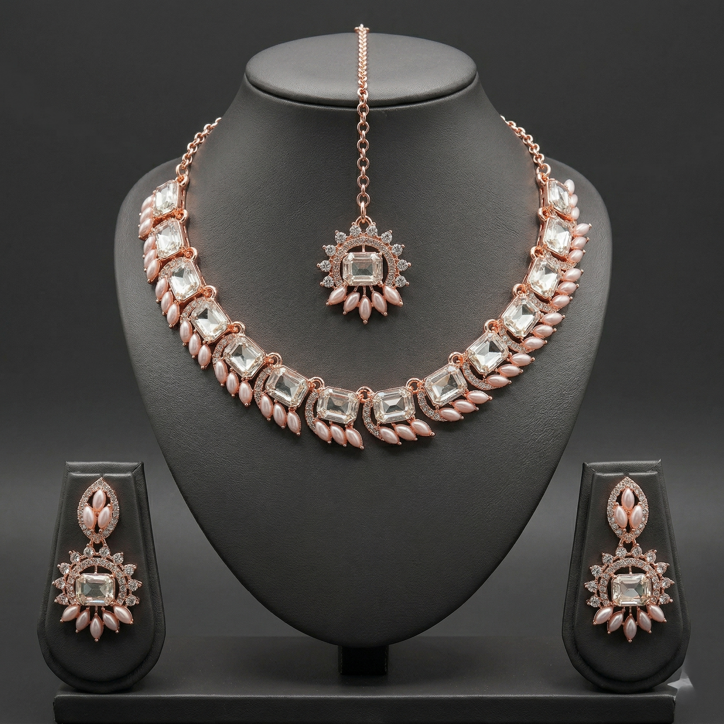 Petal Glow Bridal Necklace