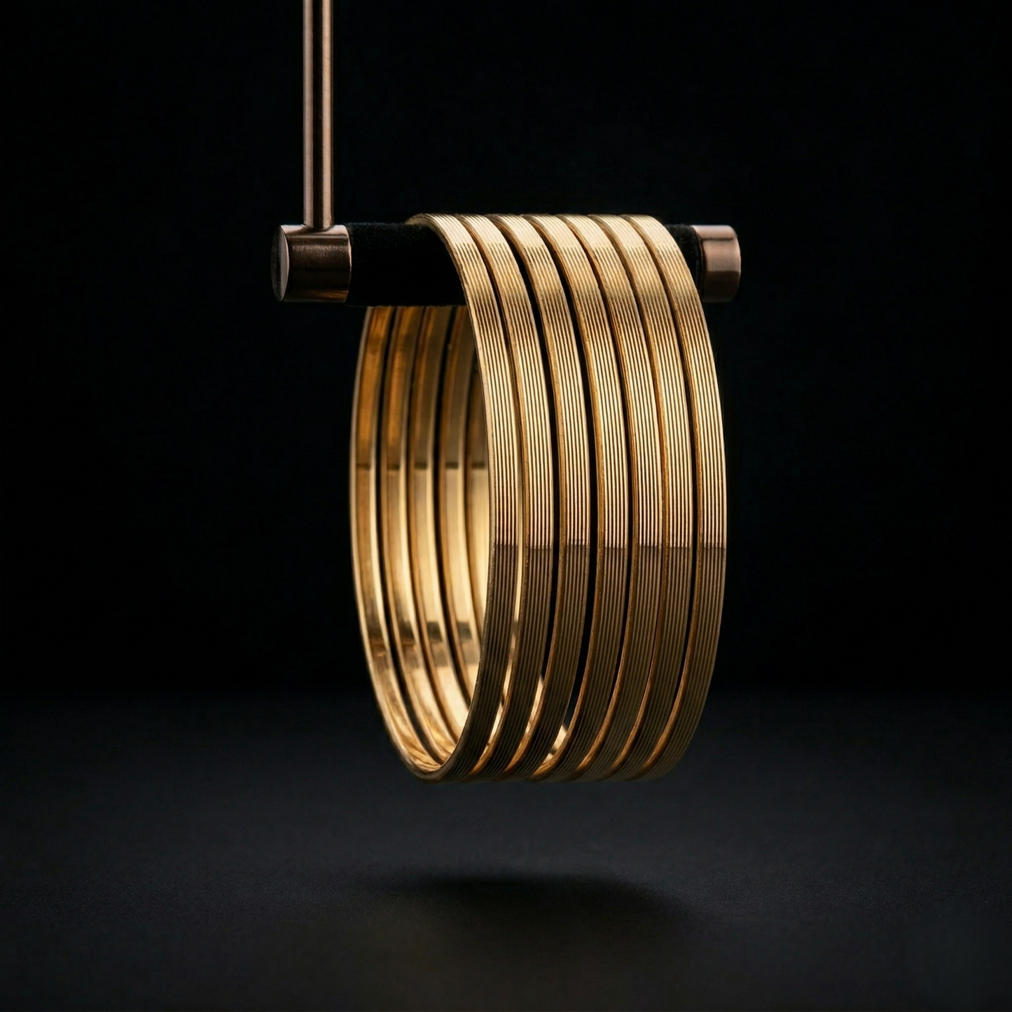 Dhira Stacked Gold Bangles