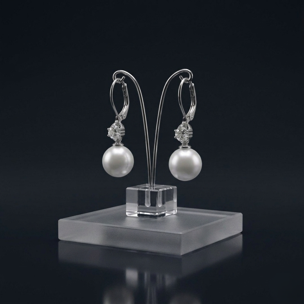 Elegant Pearl Drop Earrings