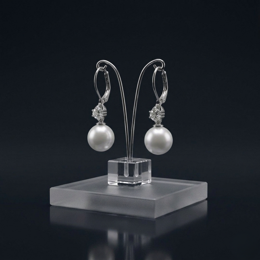 Elegant Pearl Drop Earrings