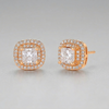 Square Halo Stud