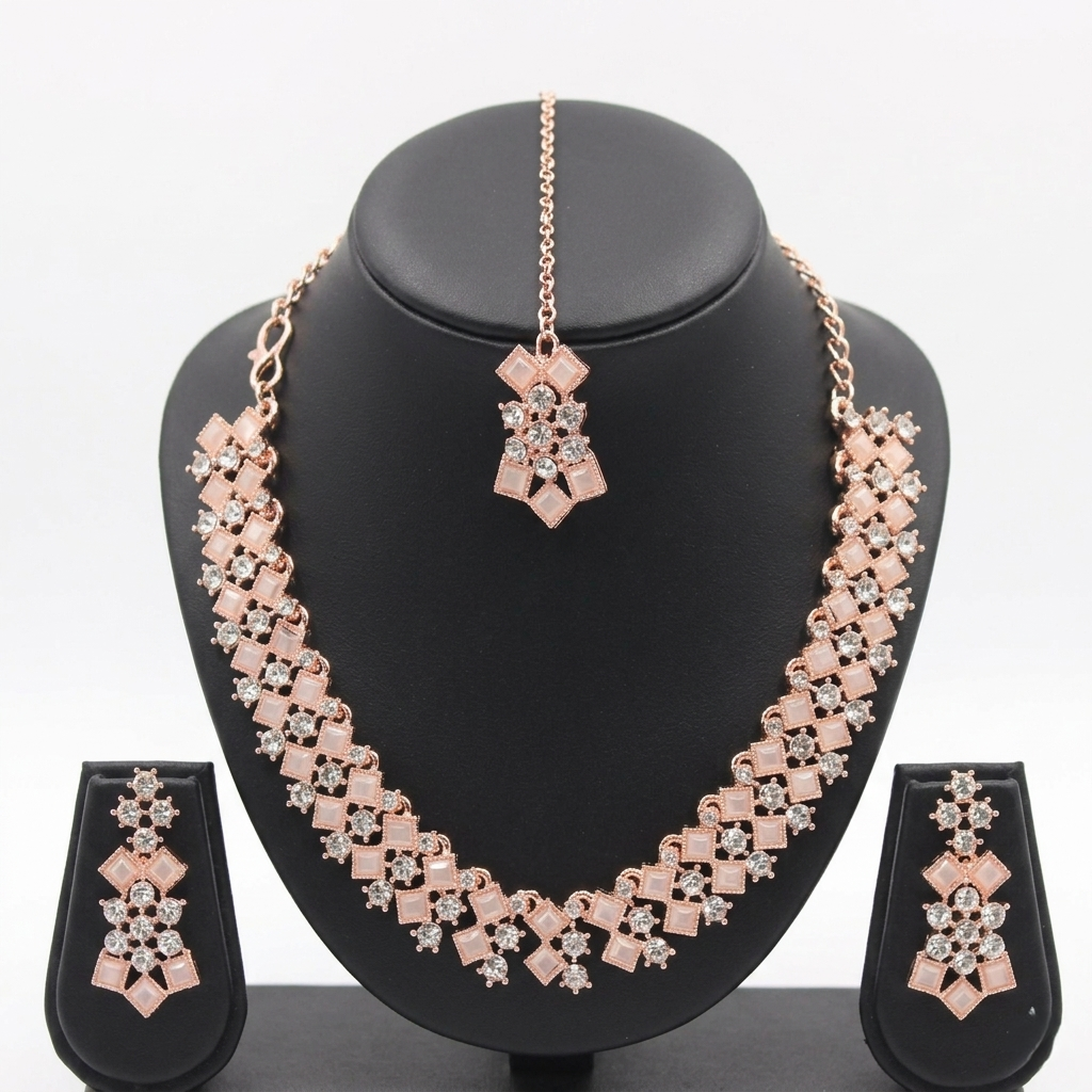 Petal Glow Bridal Necklace S3