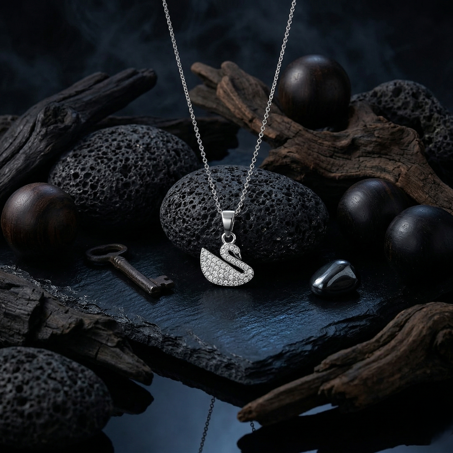 Swan Anti Tarnish Pendant