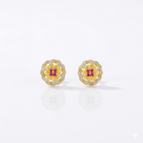 Dhira Micro Gold Studs Style 1