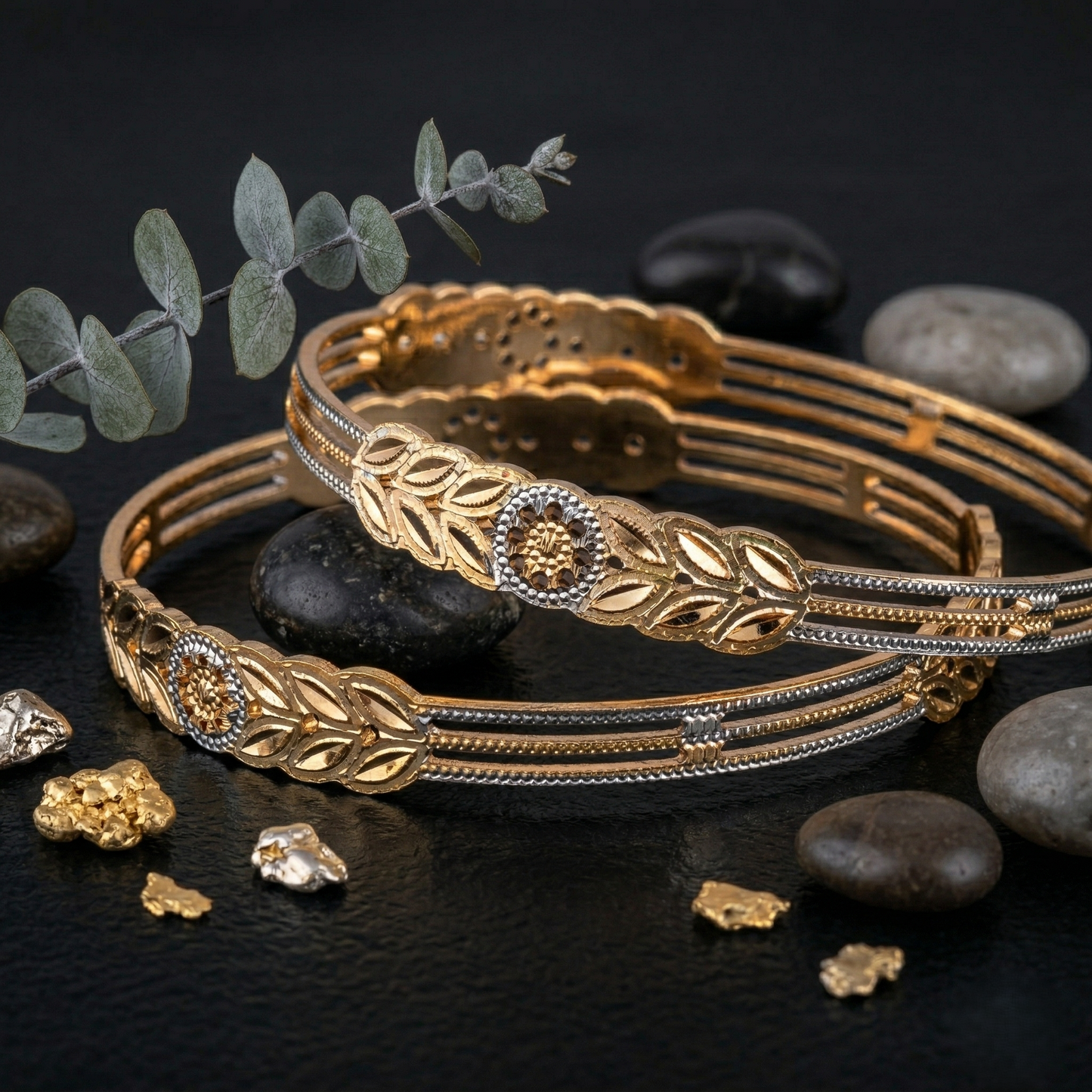 Shagun Dual Finish Bangles