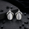 White Stone Elegance Studs