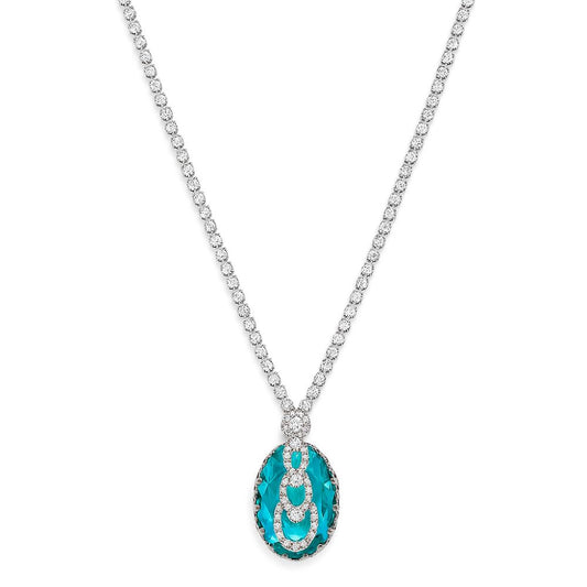 Royal Ember Pendant-Turquoise