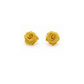 Golden Rose Dangler Earrings
