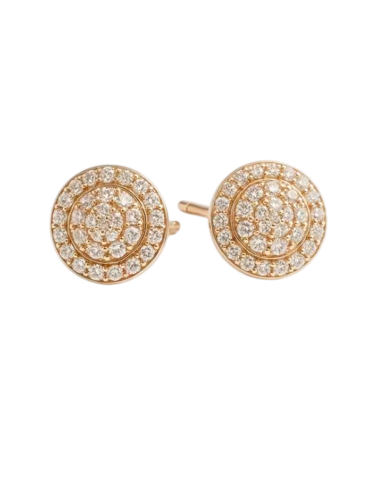 Round CZ Stone studs