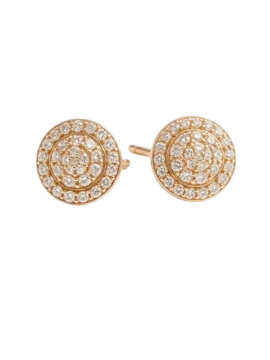 Round CZ Stone studs