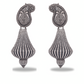 Antique Silver Paisley Earrings
