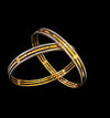 Elegant Slim Gold-Plated Bangles
